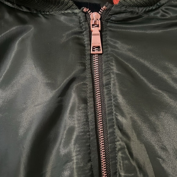 Madden Bomber Jacket Army Green - Picture 3 of 8